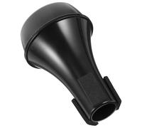 Ciieeo Sordina per Tromba Dritta in ABS Nero Mini Silenziatore per Pratica Accessorio Leggero e Compatto per Musicisti di Ottoni