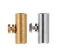 Ciieeo Sordina per Violoncello Wolf Tone Regolabile in Rame Dorato e Argento Accessorio per Strumenti Musicali Soppressione Vibrazioni Dissonanti Facile da Installare Set da 2 Pezzi