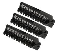 Ciieeo Spazzola per Chioma Portatile Pieghevole 3 Pezzi, Pettine Antistatico Compatto, Set da Viaggio Tascabile per Chioma Lisci e Ricci, Resistente e Multifunzione