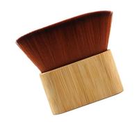 Ciieeo Spazzola per Chioma Rotti Manico in Bambù, Spolverino per Collo Morbido e Confortevole, Strumento Professionale la Pulizia dei Peli Dopo Taglio, per Barberia e Saloni