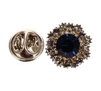 Ciieeo Spilla da Donna Retro Blu Vintage Spilla Fashion per Camicia e Giacca Fermacollo Elegante Unisex per Look Raffinato e Personalizzato