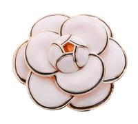 Ciieeo Spilla da Petto in Lega Fiore di Montagna Dorato, Accessorio Elegante per Abbigliamento Donna, Decorazione Multiuso per Borse, Cappotti e Cerimonie