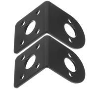 Ciieeo Staffa di Montaggio Motore a l in Acciaio Antiruggine Supporto Motore Piccola Base Fissa Set 2 Pezzi per Applicazioni Meccaniche e Automazione