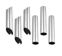 Ciieeo Stampi per Croissant Tubolari in Acciaio Inox, Set 6 Pezzi per Cottura Dolci e Cannoli, Utensili da Forno Resistenti per Pasticceria Casalinga e Professionale