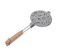 Ciieeo Stampo per biscotti alle noci: stampo per biscotti alle noci in lega di alluminio - per fai da te in pasta di cioccolato per dolci natalizi