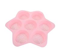 Ciieeo Stampo rotondo in silicone antiaderente per mini muffin con cavità per hamburger per cottura uniforme cheesecake e polpette di pane resistente al calore stampo da dessert per barbecue domestico