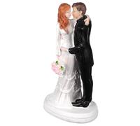 Ciieeo Statuetta Sposi Resina Decorativa per Matrimonio Segnaposto e Decorazioni Nuziali Regalo per Famiglia e Amici