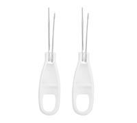 Ciieeo Strumento Assistente per Bottoni e Tirazip 2 Pezzi, Gancio per Abbottonare una Mano, Aiuto per Cerniere e Cappotti, Accessorio per Uso Domestico e Quotidiano