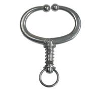 Ciieeo Strumento di Trazione per Bovini Anello al Naso in Metallo Resistente, Design a Molla Automatica, Attrezzatura per Bestiame da Allevamento in Ambienti Agricoli