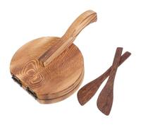 Ciieeo Strumento Set 1 Pezzo per Pressare Impasto in Legno Marrone Sensazione Confortevole e Risparmio in Cucina per Preparare Ravioli e Biscotti