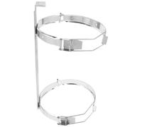 Ciieeo Supporto a Parete in Ferro Zincato per Estintore da 5 Kg Staffa di Montaggio Resistente e Durevole Porta Estintore Pratico per Casa Ufficio Auto e Barca Accessorio per