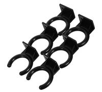 Ciieeo Supporto da Parete per Microfono Wireless in Plastica Gancio Antiscivolo Set da 6 Pezzi Compatto per Microfoni Portatili Installazione Semplice per Uso Domestico e Professionale