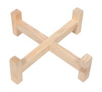 Ciieeo Supporto in Legno Base Stabile per Mulino Manuale da Cucina e Compatibile per Macinino a Pietra, la Cottura la Panificazione Domestica