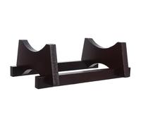 Ciieeo Supporto in Legno Marrone per Bottiglia di Vino da 3l, Base Stabile per Dispenser D'acqua e Contenitori Decorativi, per Piano Cucina o Zona Living
