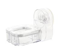 Ciieeo Supporto per Asciugacapelli da Bagno Ventosa, Facile da Installare in Plastica, Design Moderno e Multifunzionale per Area Trucco e Salone