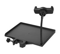 Ciieeo Supporto per Microfono Vassoio Porta Scheda Audio in Plastica Robusta per Studio di Registrazione e Trasmissione in Diretta 20X14 CM