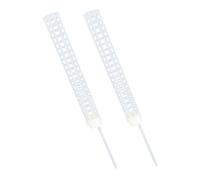 Ciieeo Supporto per Piante Rampicanti in Pp Bianco 2 Pezzi con Colonna di Muschio per Sostegno e Crescita Piante da Giardino Come Fagioli Dolci e Glicine