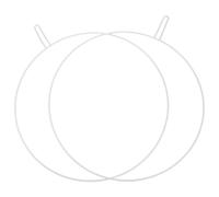 Ciieeo Supporto per Rete a Cerchio per Culla Ragazzo Ragazza 2 Pezzi, Anello in Ferro Resistente per Baldacchino Letto, Accessori Portatili e Sicuri per Protezione Rete Lettino