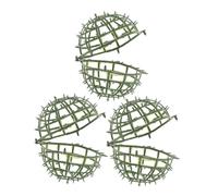 Ciieeo Supporto per Sfere Topiarie 10 Cm in Plastica, Portafiori per Arte Topiaria da Giardino, Set da 3 Pezzi per Decorazioni Casa, Matrimoni e Interni