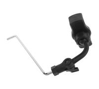 Ciieeo Supporto per Telefono a Forma di Sassofono per Sassofono Contralto, Morsetto Regolabile Nero Clip Porta Spartiti, Accessorio Portatile per Musica e Prove Strumentali