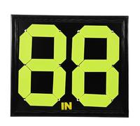 Ciieeo Tabellone Numerico Sostituzione Calcio Manuale Portatile Fluorescente Nero per Arbitri Segnapunti Calcio Accessori Allenatori e Arbitri