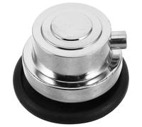 Ciieeo Tamburo Rullante Blocchetto in Lega di Alluminio Argento Accessori per Batteria Supporto per Tamburi e Cuscinetti di Appoggio per Musicisti e Principianti