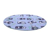 Ciieeo Tappetino per Mouse a Forma di Panda in Gomma, Facile da Pulire e Resistente al Colore, per Ufficio Design Simpatico e Compatto Colore Casuale Stile Stili multipli