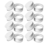 Ciieeo Tappi a Vite Filettati in Alluminio 18 Mm, Set da 100 Pezzi, Coperchi Antigoccia per Bottiglie Vetro Cosmetici e Lozioni, Ricambi Portatili per Viaggi e Uso Quotidiano
