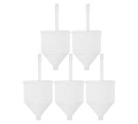 Ciieeo Tazza di viscosità a imbuto da 5 pezzi - Strumenti per versare la vernice e misuratore di viscosità dell'inchiostro per spruzzatore di vernice - Strumento di misurazione della consistenza