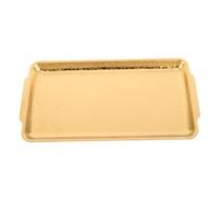 Ciieeo Teglia per Barbecue Ispessita per Barbecue Piatto Accessori per Grigliare per Barbecue all'aperto Barbecue Grill al Coperto vassoi per servire Il Cibo Acciaio Inossidabile d'oro