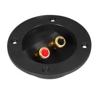 Ciieeo Terminale per Scatola Subwoofer Rotondo 62mm in Rame Tecnologia Pressfit, Connessione Stabile e Produzione di Precisione per Sistemi Home Theater e Design D'interni
