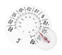 Ciieeo Termometro da Finestra con Ventosa, Termometro Analogico per Interni ed Esterni, Indicatore Temperatura Preciso per Casa, Terrazza e Giardino, Facile da Installare e Compatto