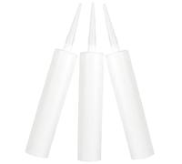 Ciieeo Tubi di Sigillatura Ricaricabili da 300ml in Plastica Riutilizzabile, Confezione da 3 Pezzi per Applicazione Facile e Produzione Industriale