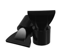 Ciieeo Ugello Concentratore per Asciugacapelli Piatto Stretto in Plastica 2 Pezzi per Styling Professionale Chioma Lisci e Ricci Uso Salone e Viaggiatori Frequenti