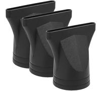 Ciieeo Ugello per Asciugacapelli 3 Pezzi Nero Nylon Resistente 1.71-1.77 Pollici Accessorio Concentratore Stretto per Phon Uso Professionale Distribuzione Calore