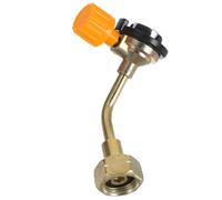 Ciieeo Valvola di Carica Serbatoio Gas Liquefatto per Esterno, Connettore Compatto e Riutilizzabile per Bombole, Trasferimento Stabile e Portatile per Attrezzature da Campeggio e