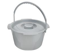 Ciieeo Vaso per Urina Portatile in Plastica Coperchio Compatto per Uso Domestico e Anziani Notturni Facile da Pulire e Riutilizzabile