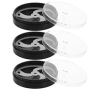 Ciieeo Vassoio per parti di orologi da 2 pezzi: supporto per cassa dell'orologio da 51 mm - contenitore portatile per la conservazione delle viti delle parti di riparazione - custodia per