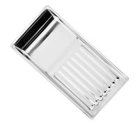 Ciieeo Vassoio Piccolo in Acciaio Inossidabile 304 per Strumenti Manicure e Tatuaggi, Organizer Utensili per Saloni di Bellezza e Centri Estetici, Resistente e Versatile per Uso