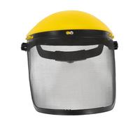 Ciieeo Visiera Protettiva Face Shield per Tagliaerba Rete, Resistenza a Spruzzi e Urti, Adatta per Giardinaggio e Lavorazioni del Legno Materiale in Plastico e Ferro