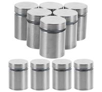 Ciieeo Viti Inox per Specchietti Chiodi Cavi 18 Pezzi Bulloni Decorativi per Ufficio e Cartelli Pubblicitari Fissaggio Stabile 1.10X0.75X0.75In