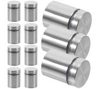 Ciieeo Viti Inox Per Specchietti Con Chiodi Cavi 18 Pezzi Fissaggio Stabile Per Cartelli Pubblicitari E Pannelli Acrilici Uso Interno Ed Esterno 1.10X0.75X0.75In