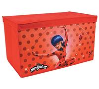 FUN HOUSE Miraculous Scatola per giocattoli - Pieghevole - 55,5 x 34,5 x 34 cm - Per bambini