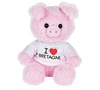 cijep- Peluche a forma di maialino I Love Bretagna, 23513