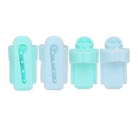 Cikonielf Set di 4 Ditali per Maglia, Guida Filo per Dita, Accessori Artigianali per Maglieria