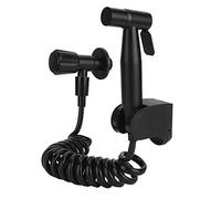 Cikonielf Set di spruzzatori per Bidet in Acciaio Inossidabile con Filettatura G1/2 Nero per WC da Bagno Stile B.