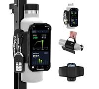 Cikyner Cinghia magnetica per Bottiglia d'acqua con Maniglia, Porta Bottiglia d'Acqua per Telefono Cellulare, Rimovibili e Girevoli a 360° per Telefono da 4,5-7'' e Bottiglie d'Acqua da Diametri 5-9cm