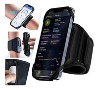 Cikyner Fascia da Braccio Sportiva da Corsa, Supporto per Telefono da Corsa Girevole e Staccabile a 360° con Tasca per Auricolari/Contanti per iPhone 4,5-7 Pllici per Palestra Corsa Escursioni