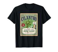 Cilantro ha esattamente Il Sapore della Parodia del Cibo lordo del Sapone per i Piatti Maglietta