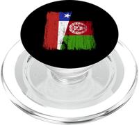 Cile Afghanistan Half Flag Cileno Afghan Heritage PopSockets PopGrip per MagSafe